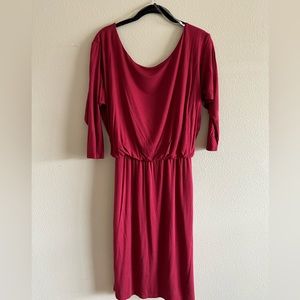 Lulu’s low back jersey dress, XL
